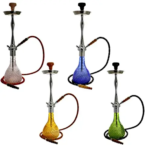 MYA Pineapple (S-237T-001) One Hose Hookah | 24 inch | Assorted Colors product image